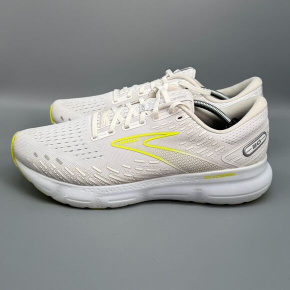 Brooks Glycerin 20 Men\'s 13 White Athletic Running Sneakers Lace-Up Low Top main image 4